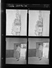 Man investigates shooting of a man (4 Negatives) (October 25, 1954) [Sleeve 59, Folder b, Box 5]